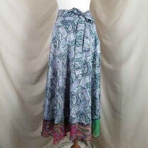 WEVEZ Reversible Wrap Skirt